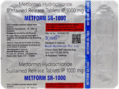 Metform Sr 1000 Tablet 10